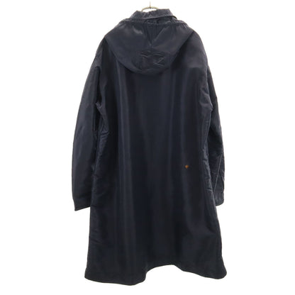 45R Hooded Balmacaan Coat Navy Size 4
