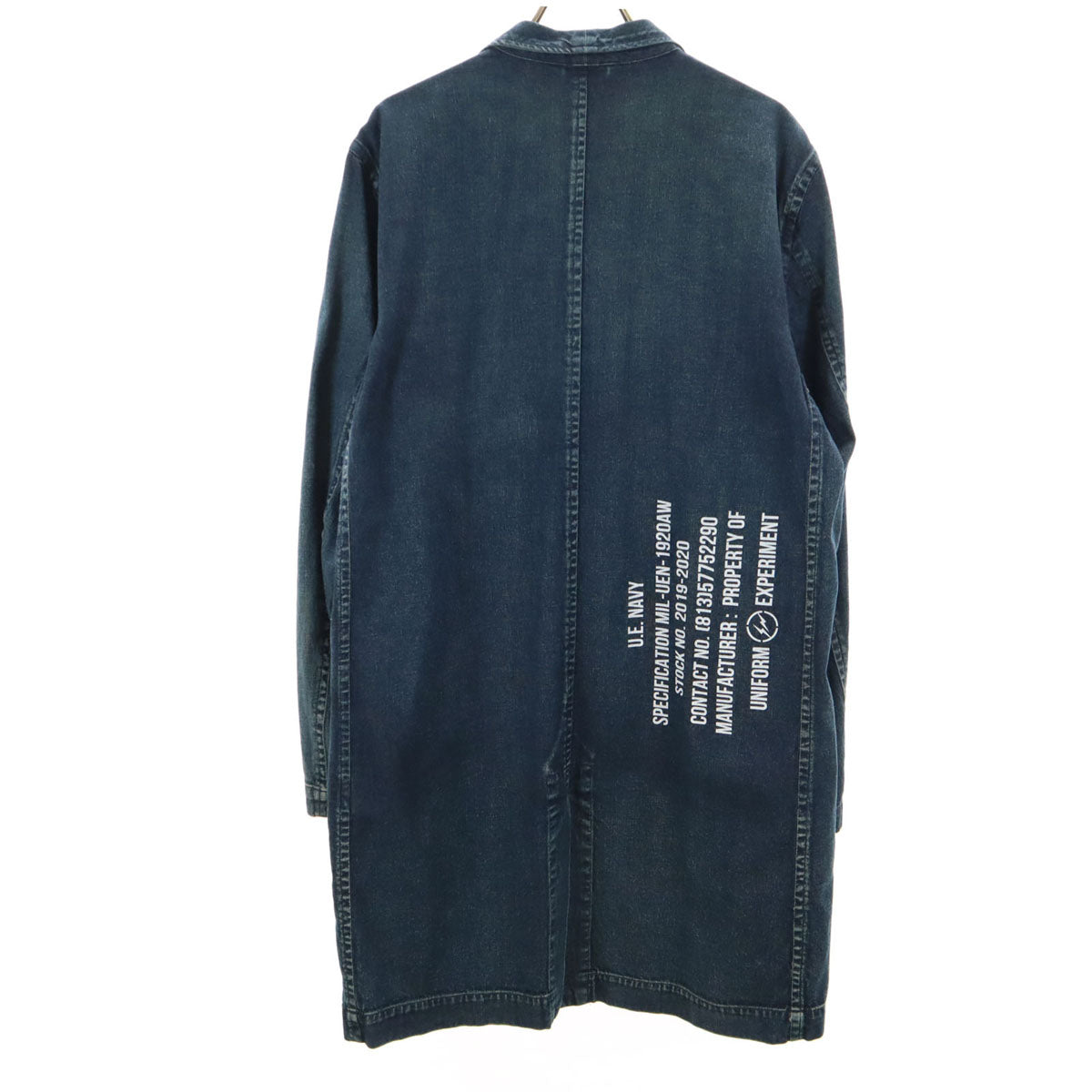 uniform experiment Unused Washed 8oz Denim Coat Blue Size 1
