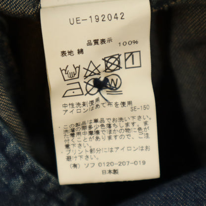 uniform experiment Unused Washed 8oz Denim Coat Blue Size 1