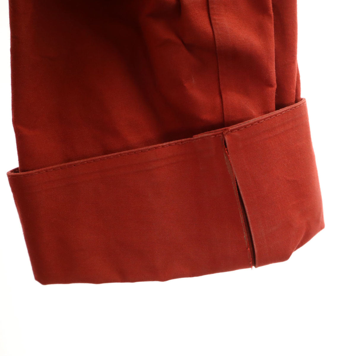 HERMES 80s Vintage Ulster Coat Red Size L