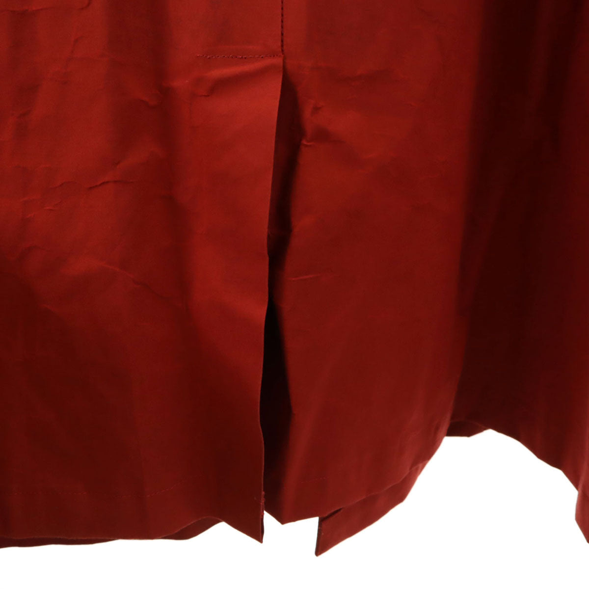 HERMES 80s Vintage Ulster Coat Red Size L