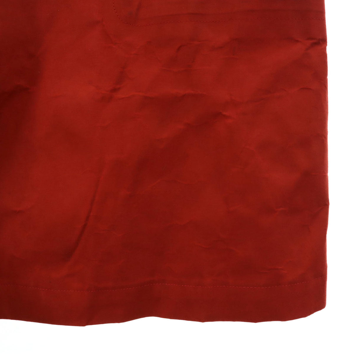 HERMES 80s Vintage Ulster Coat Red Size L