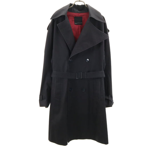 LAD MUSICIAN Japan Made Dark Navy Trench Coat Size 44