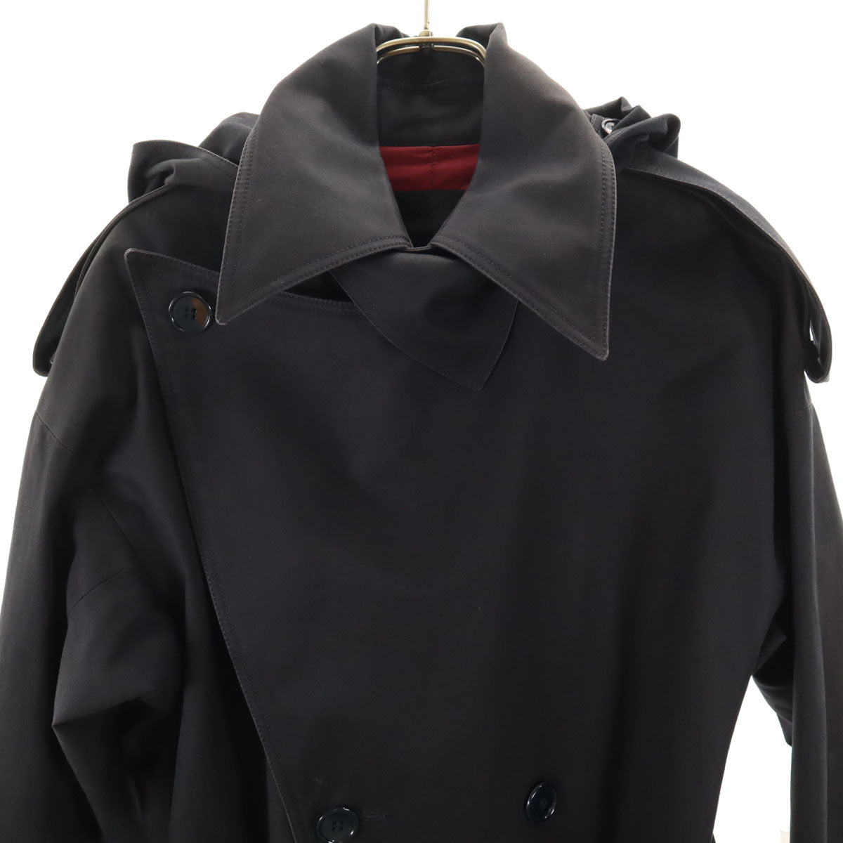 LAD MUSICIAN Japan Made Dark Navy Trench Coat Size 44