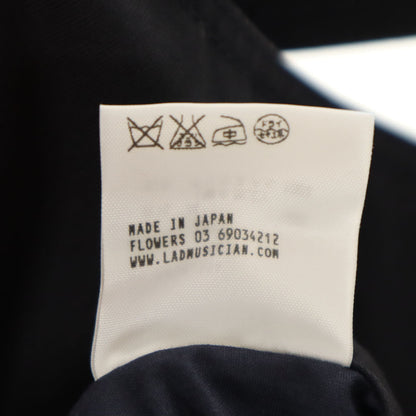 LAD MUSICIAN Japan Made Dark Navy Trench Coat Size 44