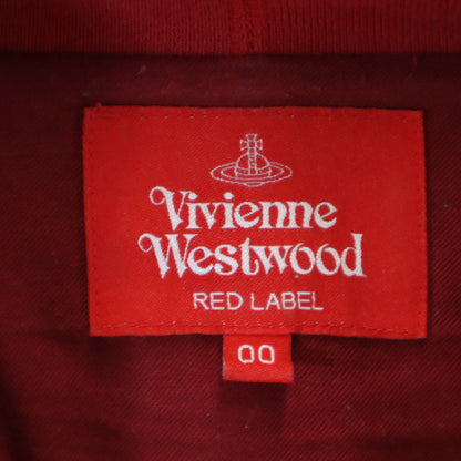 Vivienne Westwood RED LABEL Orb Long Hoodie Red Size 0