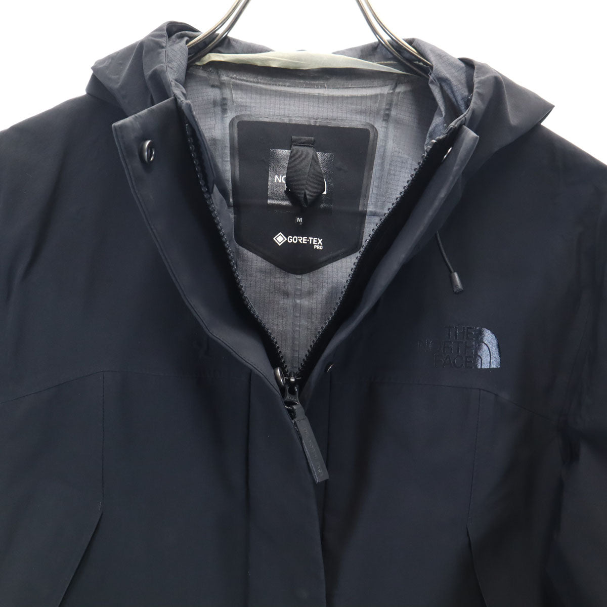THE NORTH FACE GORE-TEX Black Nylon Hooded Jacket Size M