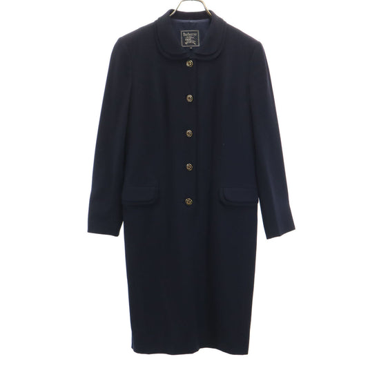 Burberrys Vintage Navy Long Sleeve Midi Dress Size 9AR