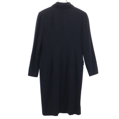Burberrys Vintage Navy Long Sleeve Midi Dress Size 9AR