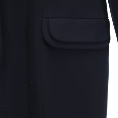 Burberrys Vintage Navy Long Sleeve Midi Dress Size 9AR