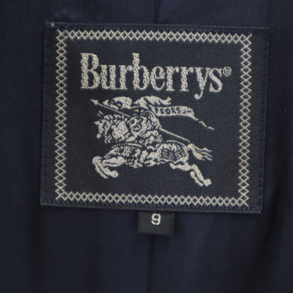 Burberrys Vintage Navy Long Sleeve Midi Dress Size 9AR