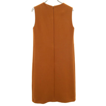 MARNI Italian Sleeveless Midi Dress Brown Size 36