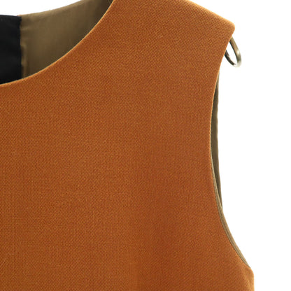 MARNI Italian Sleeveless Midi Dress Brown Size 36