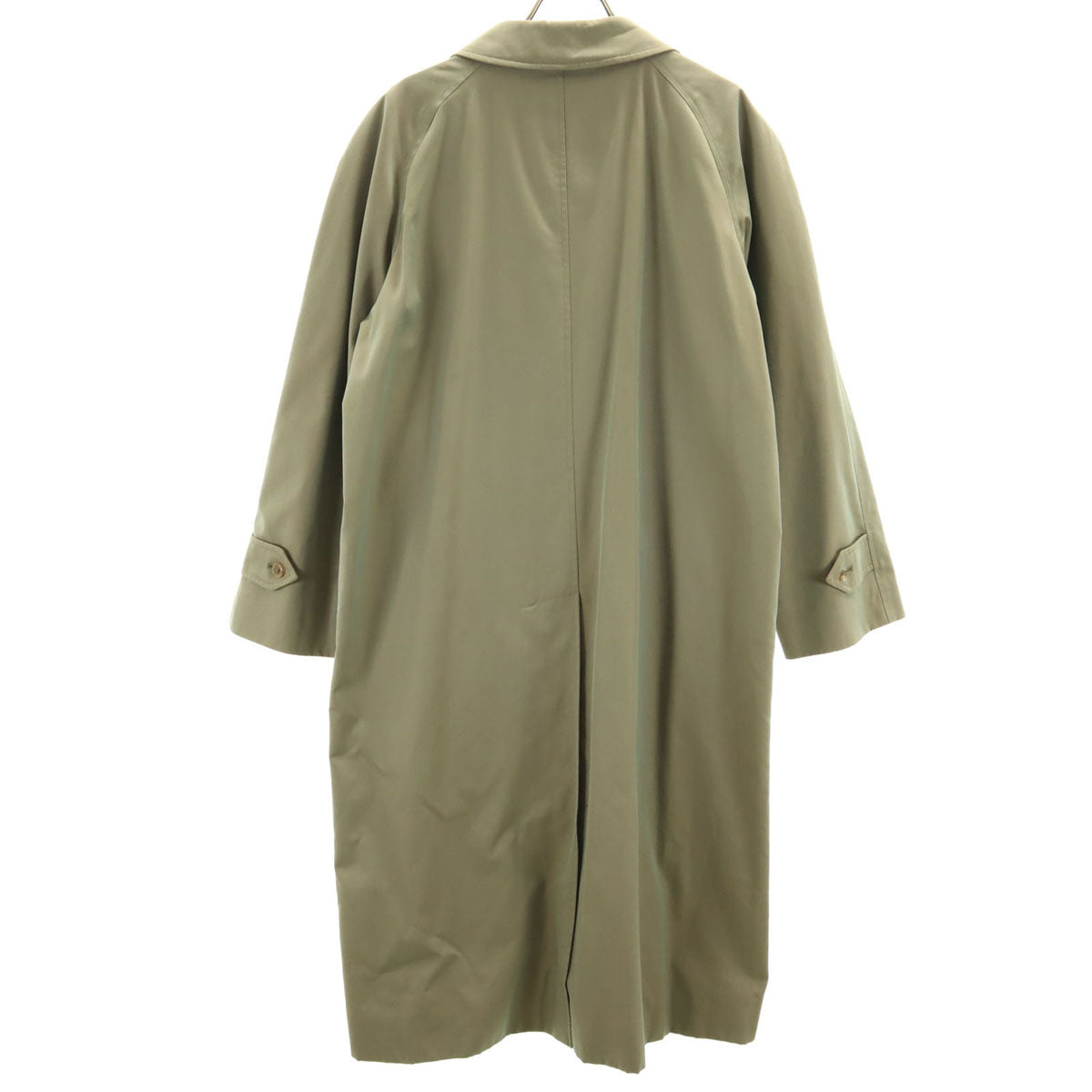 Burberrys 80s 90s Nova Check Coat Khaki