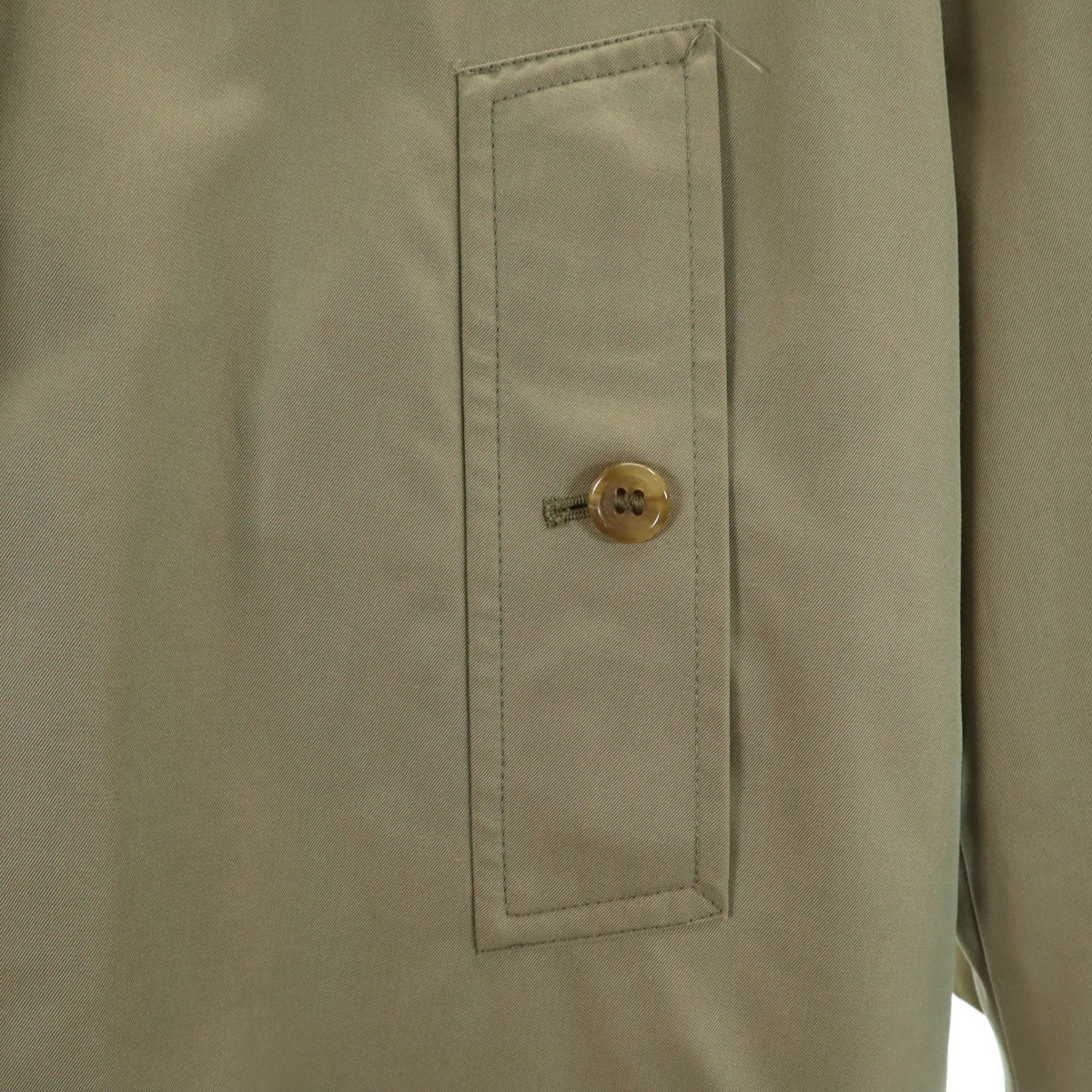 Burberrys 80s 90s Nova Check Coat Khaki