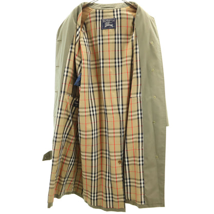 Burberrys 80s 90s Nova Check Coat Khaki
