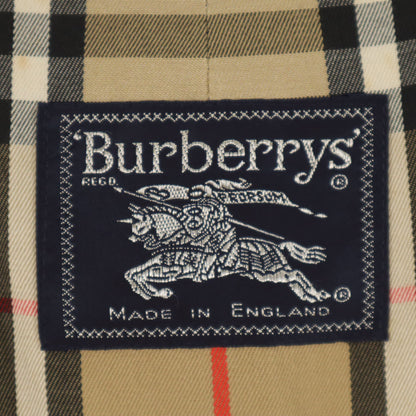 Burberrys 80s 90s Nova Check Coat Khaki