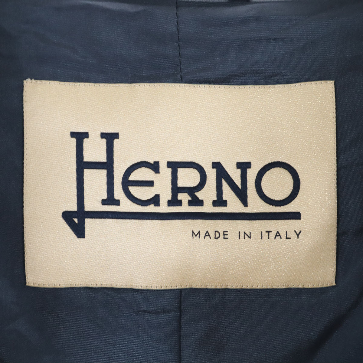 Herno Italian Made Coat Blue Size 42