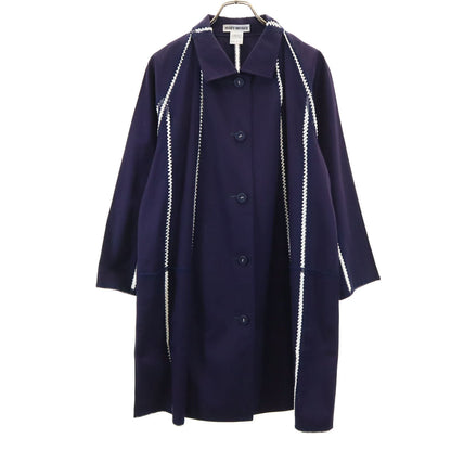 ISSEY MIYAKE Made in Japan Balmacaan Dark Purple Coat Size JP 3