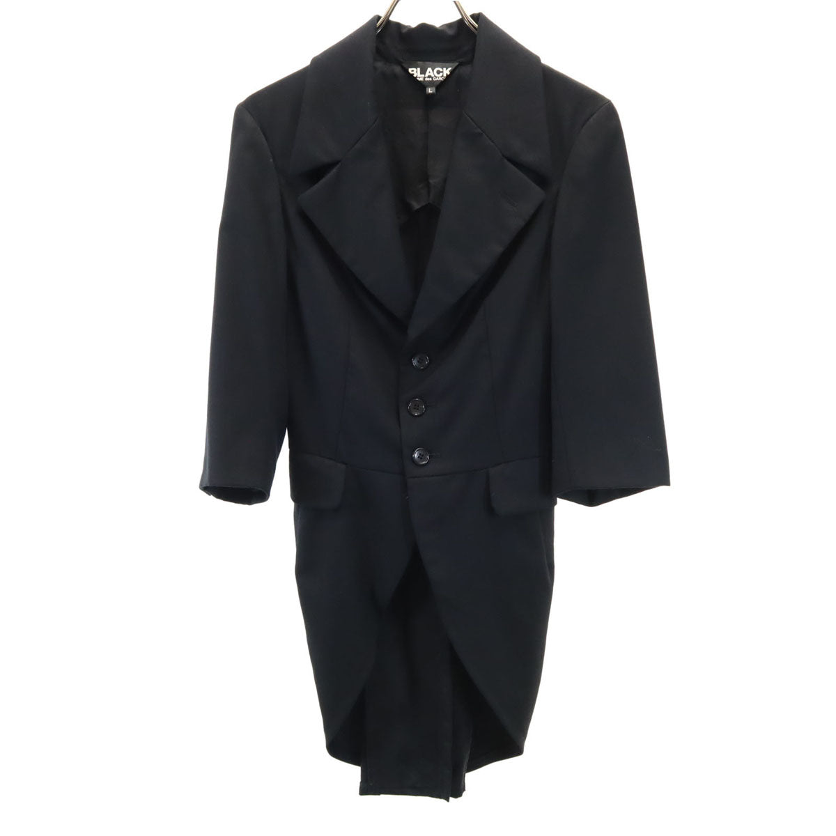 BLACK COMME des GARCONS 08 Tuxedo Blazer Black Size L