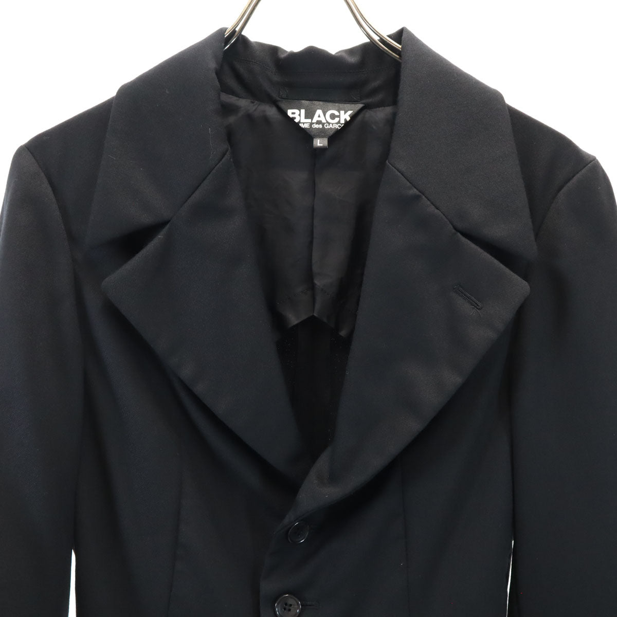 BLACK COMME des GARCONS 08 Tuxedo Blazer Black Size L
