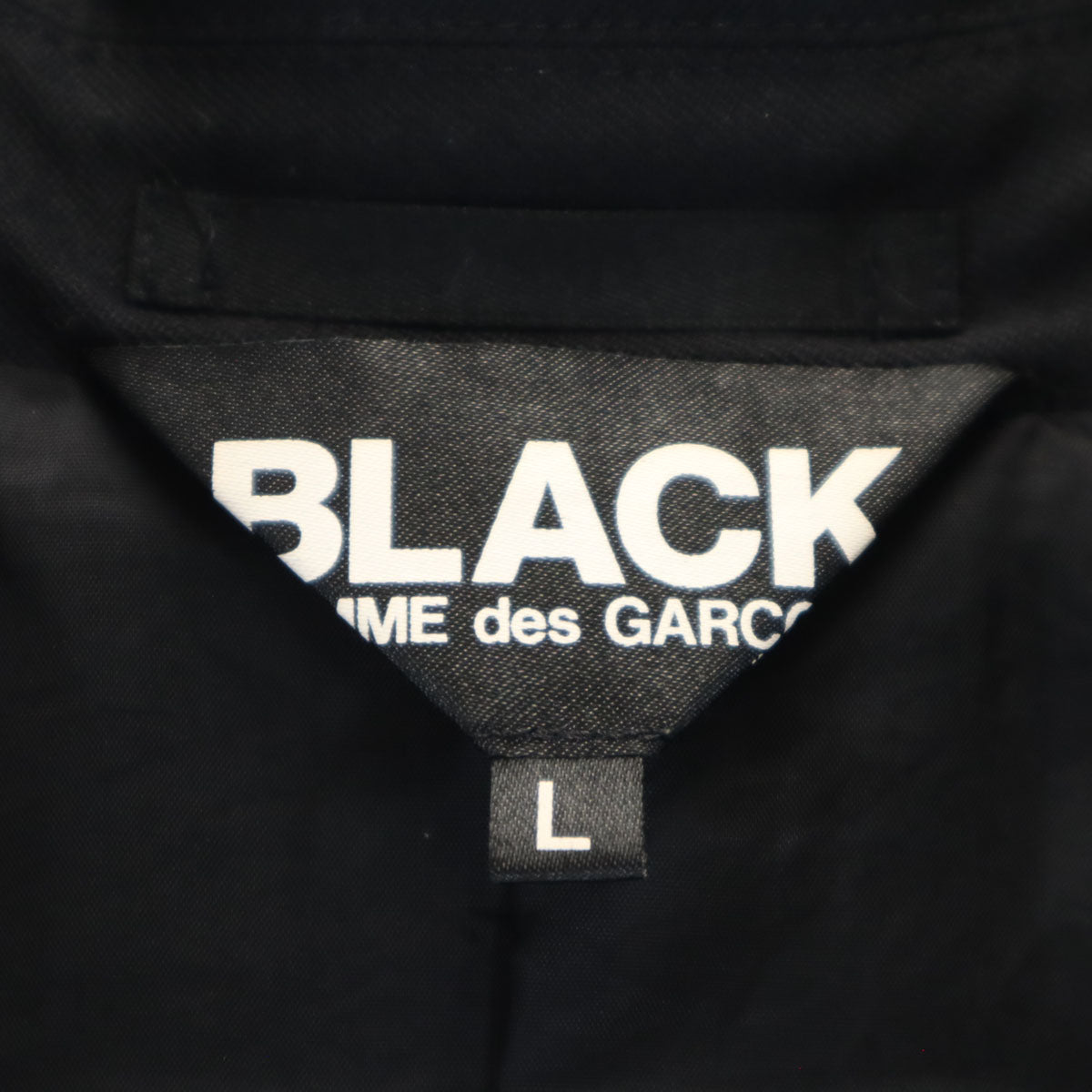 BLACK COMME des GARCONS 08 Tuxedo Blazer Black Size L