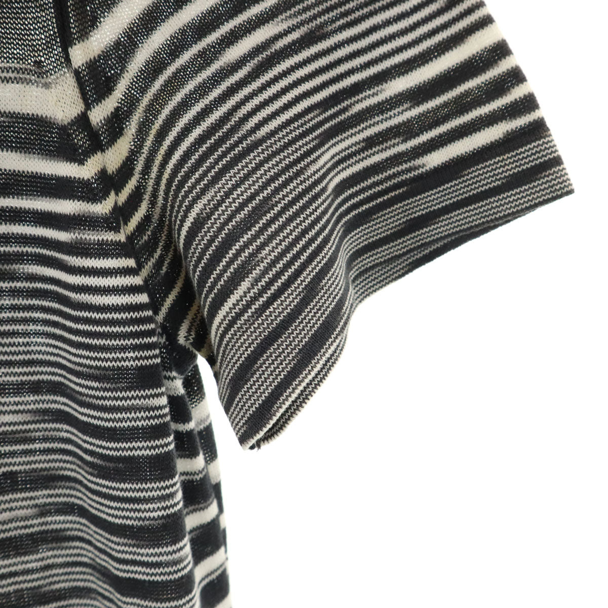 Missoni All Over Pattern Short Sleeve Dress Black Size 40