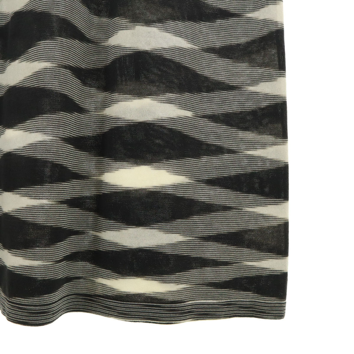 Missoni All Over Pattern Short Sleeve Dress Black Size 40