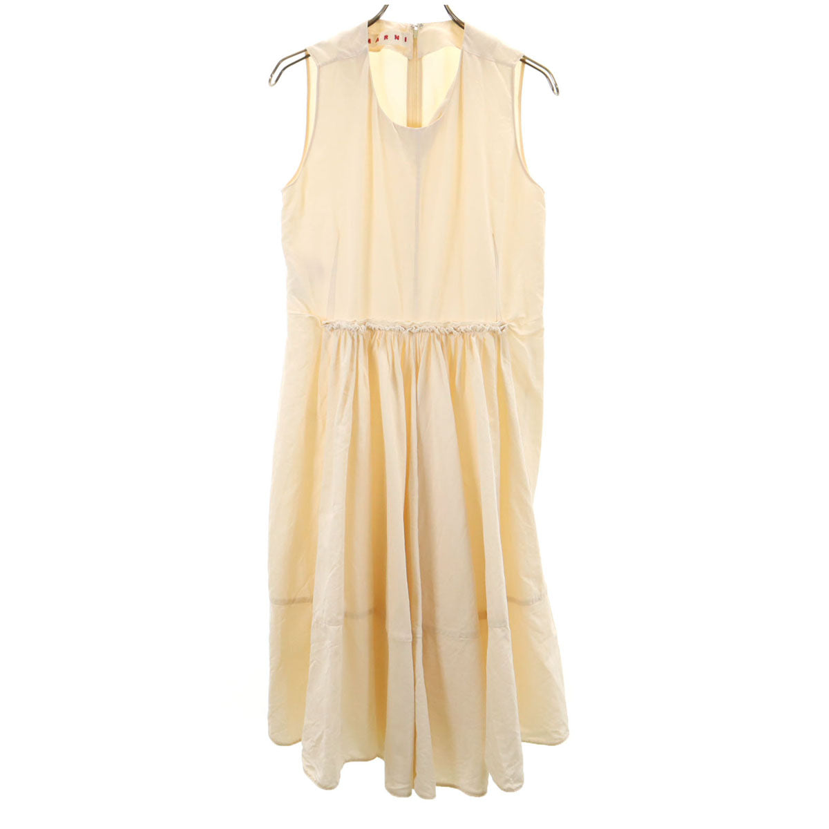 MARNI Italian Made Linen Blend Dress Beige Size 38