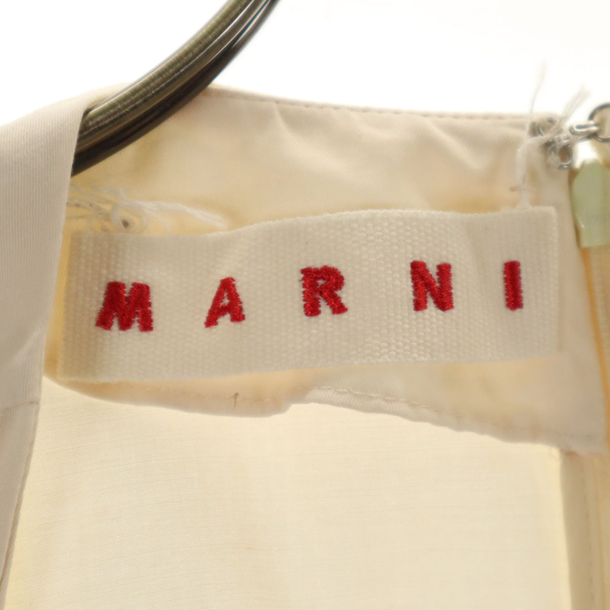 MARNI Italian Made Linen Blend Dress Beige Size 38
