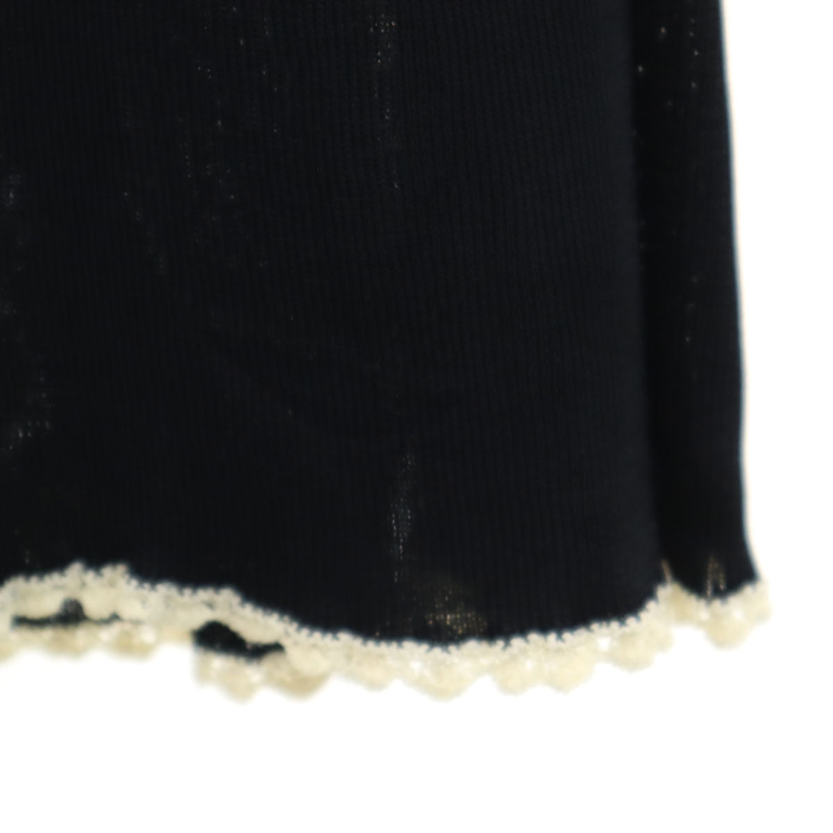 FENDI Italian Sleeveless Knit Dress Dark Navy Blue Size 46