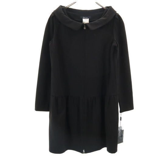 Rene basic Made in Japan Long Sleeve Dress Black Size 36