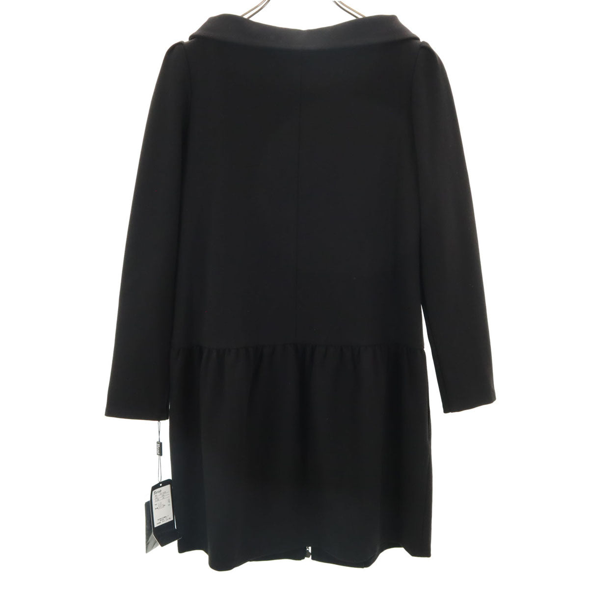 Rene basic Made in Japan Long Sleeve Dress Black Size 36