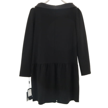 Rene basic Made in Japan Long Sleeve Dress Black Size 36