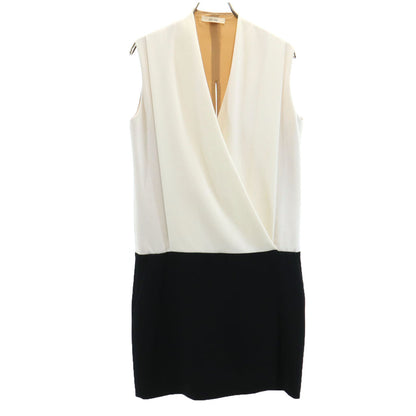 CELINE French Cache-Coeur Long Vest Ivory Size 38