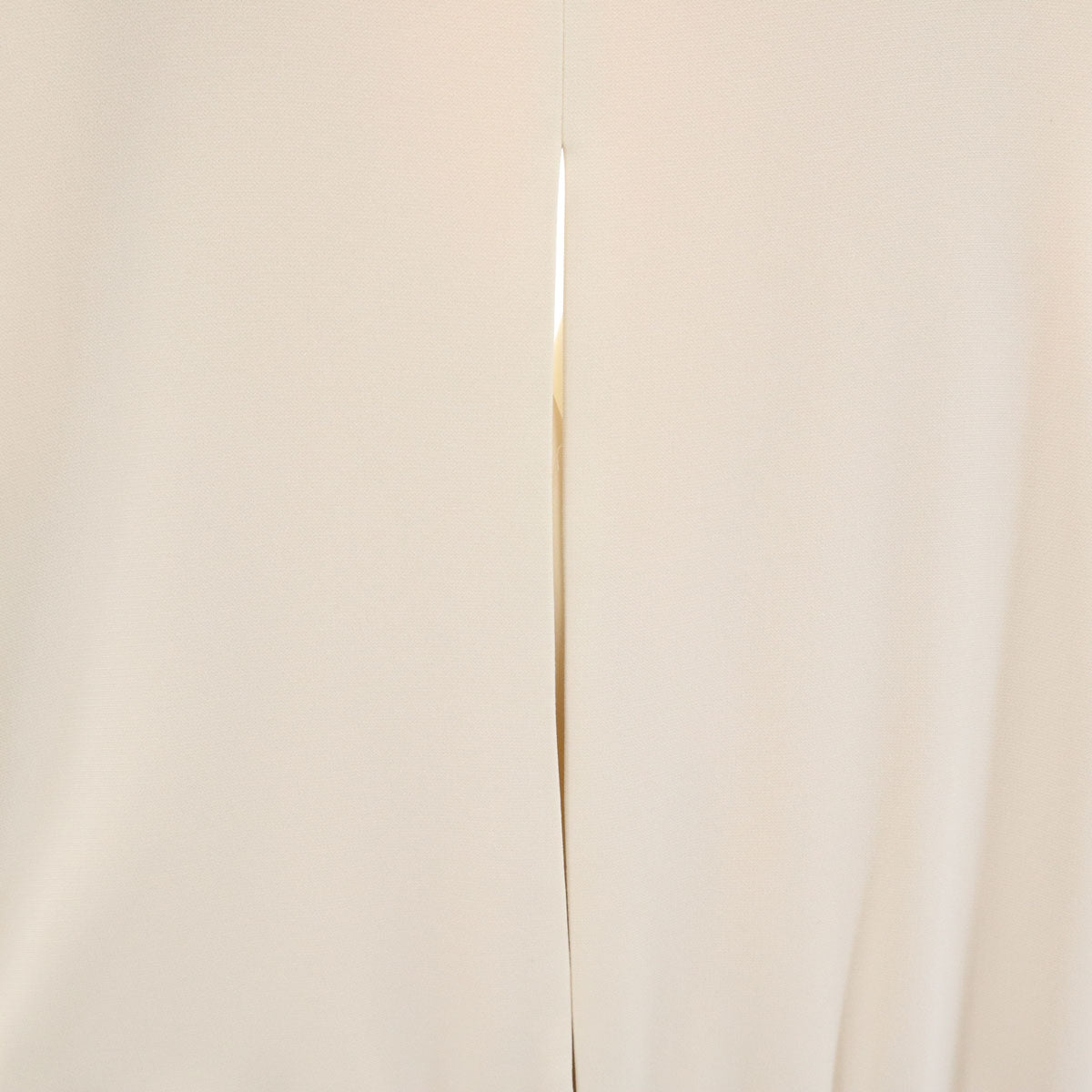 CELINE French Cache-Coeur Long Vest Ivory Size 38