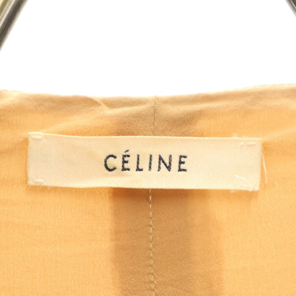 CELINE French Cache-Coeur Long Vest Ivory Size 38