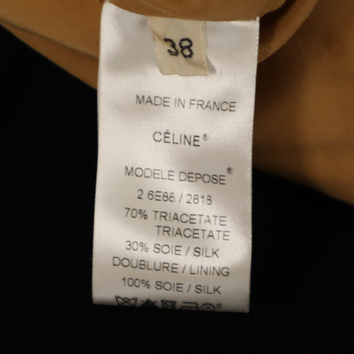 CELINE French Cache-Coeur Long Vest Ivory Size 38