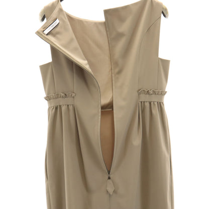 FOXEY NEW YORK Sleeveless Mini Dress Ash Brown Size 38
