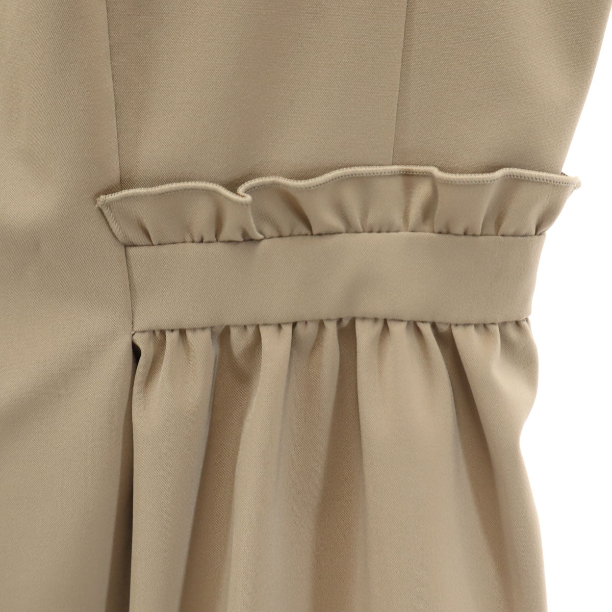 FOXEY NEW YORK Sleeveless Mini Dress Ash Brown Size 38