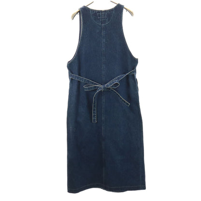 PINK HOUSE Denim Jumper Dress Indigo Blue