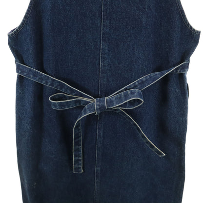 PINK HOUSE Denim Jumper Dress Indigo Blue