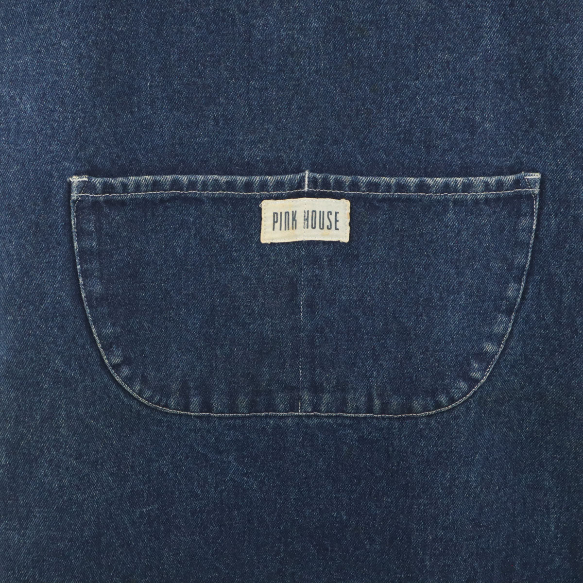 PINK HOUSE Denim Jumper Dress Indigo Blue