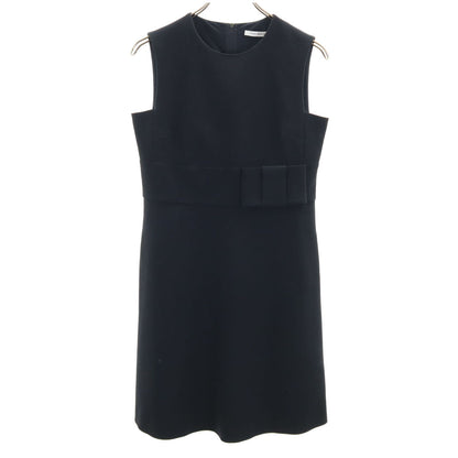FOXEY NEW YORK Sleeveless Midi Dress Navy Size 40