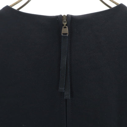 FOXEY NEW YORK Sleeveless Midi Dress Navy Size 40