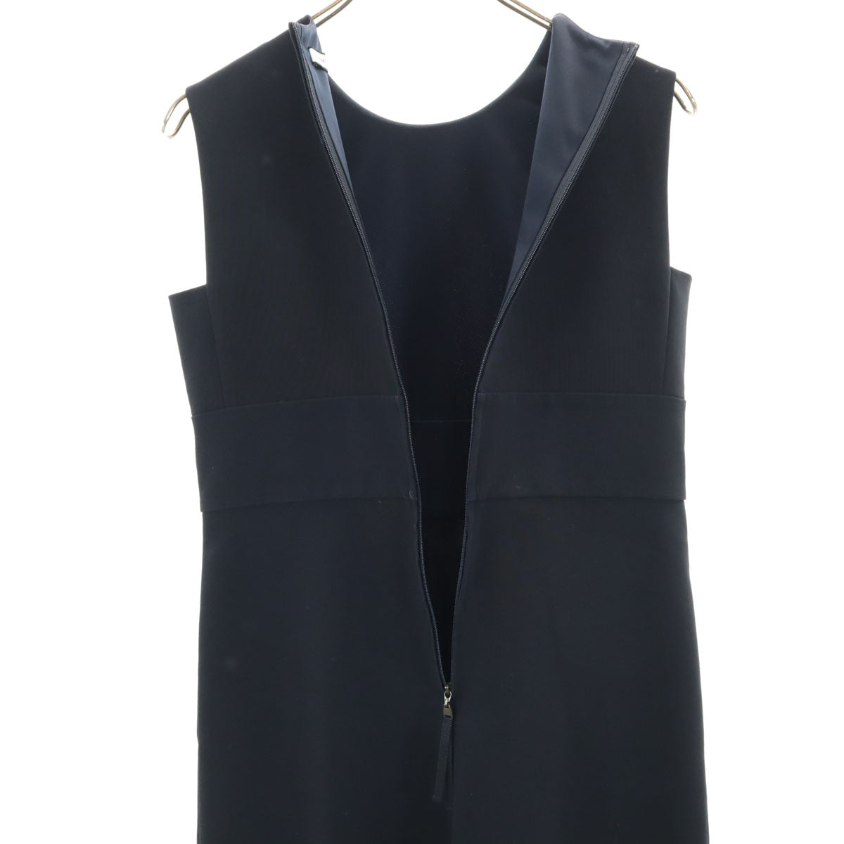 FOXEY NEW YORK Sleeveless Midi Dress Navy Size 40