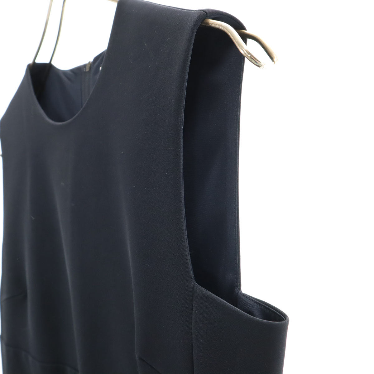 FOXEY NEW YORK Sleeveless Midi Dress Navy Size 40