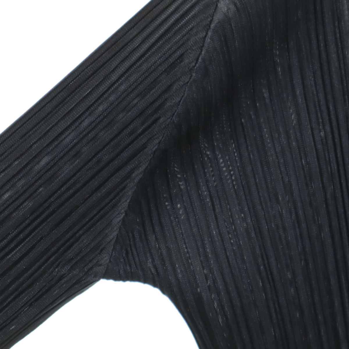 PLEATS PLEASE Pleated Long Cardigan Black Size 2