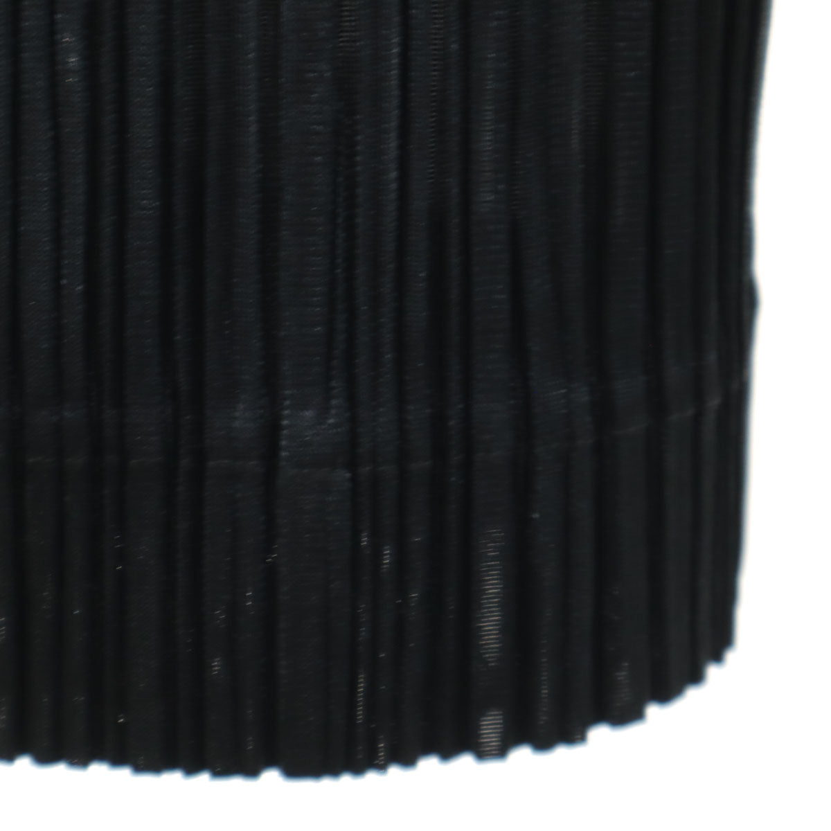 PLEATS PLEASE Pleated Long Cardigan Black Size 2