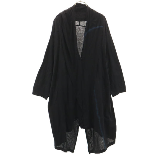 Y's Long Sleeve Long Cardigan Black Size 2